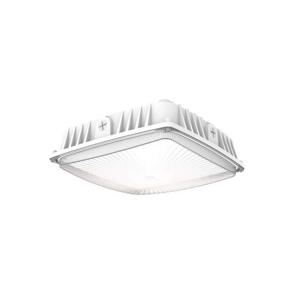 Hubbell Lighting Hubbell Outdoor Sling LED Canopy Light, 5000L, 39W, 4000K, 120-277V, White SGC-F-40-4K-WH - main